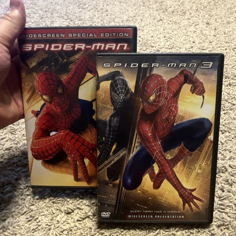 Vintage Spider-Man 1, 2 and 3 Widescreen Special Edition Collection Set.